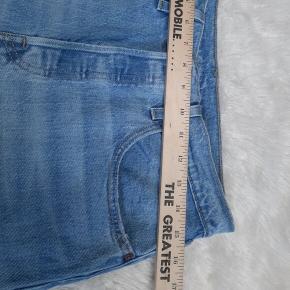 Levi's 501 Man's Blue Straight Legs Fly Buttons Denim Jeans W30/L30 - Picture 6 of 12